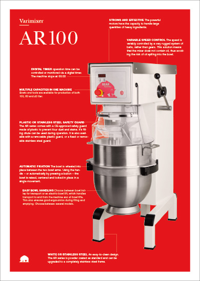 Data Sheet Varimixer AR100