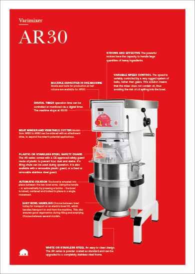 Varimixer Data Sheet AR30