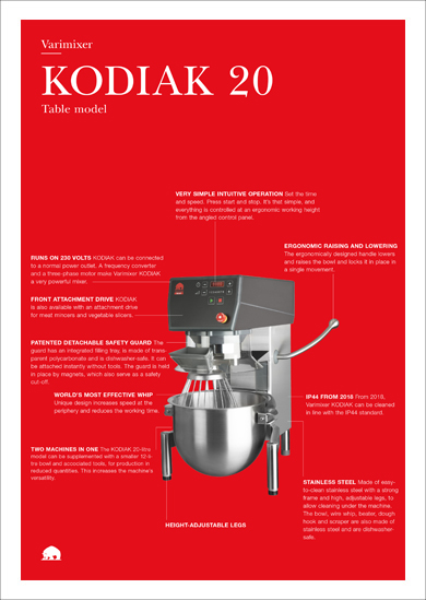 Data Sheet Kodiak20 TableModel
