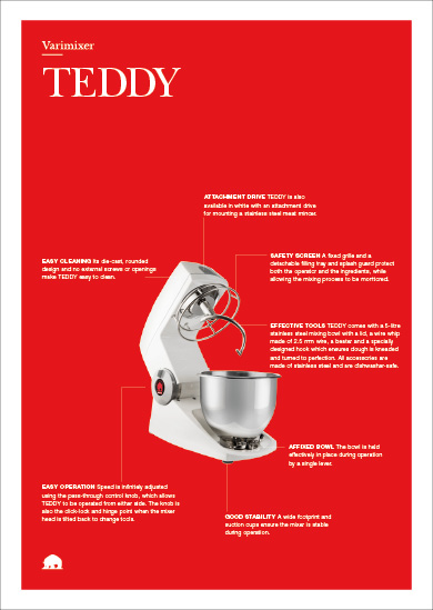Varimixer TEDDY 5-litre. Download data sheet